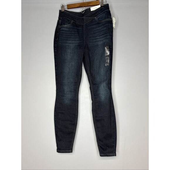 Maurices Women’s S Blue Pull On Elastic Waist Denim Pull On Stretch Jeggings NWT - Picture 9 of 11